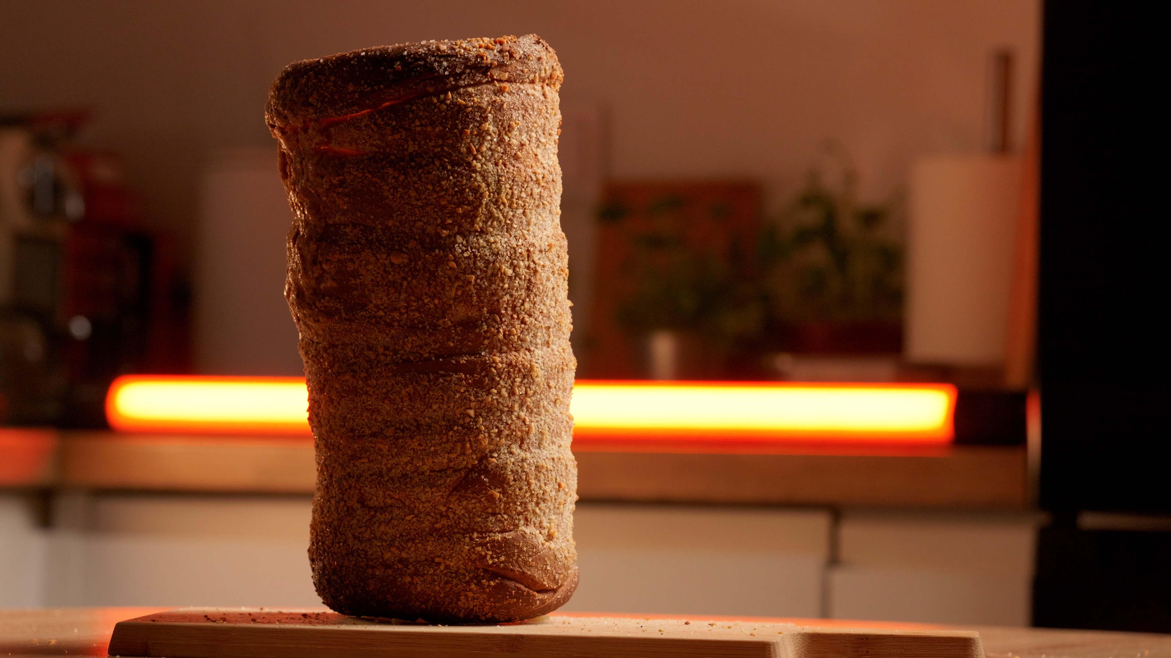 Kołacz szeklerski (kürtőskalács) z piekarnika